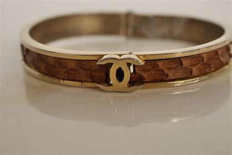 chanel bracelet men's|chanel snakeskin bracelet.